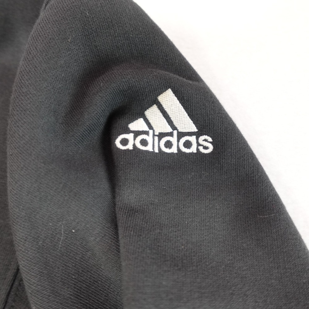 NWT Adidas Sweatshirt Mens‎ XL Black Pullover Maranatha Center Graphic Logo Crew - Picture 6 of 13